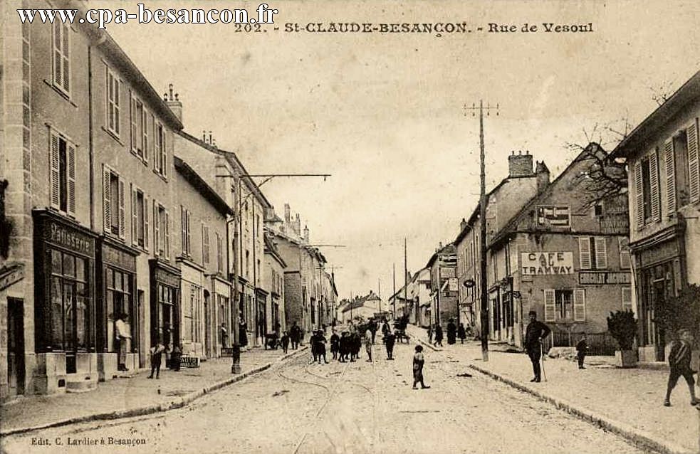202. - St-CLAUDE-BESANÇON. - Rue de Vesoul